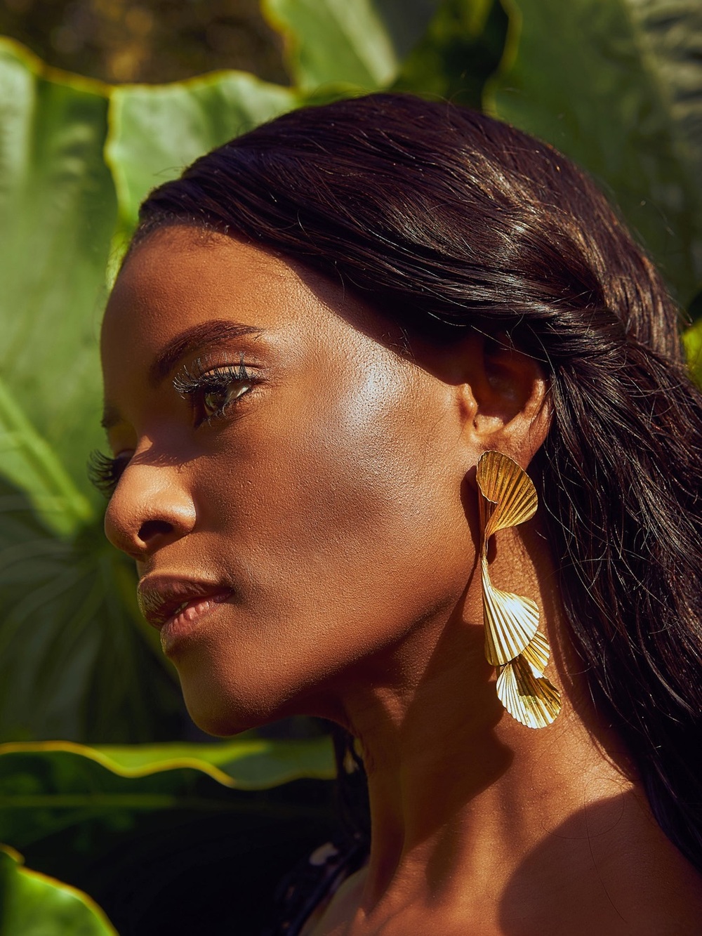 We Dream in Colour Cascadia Brass Earrings